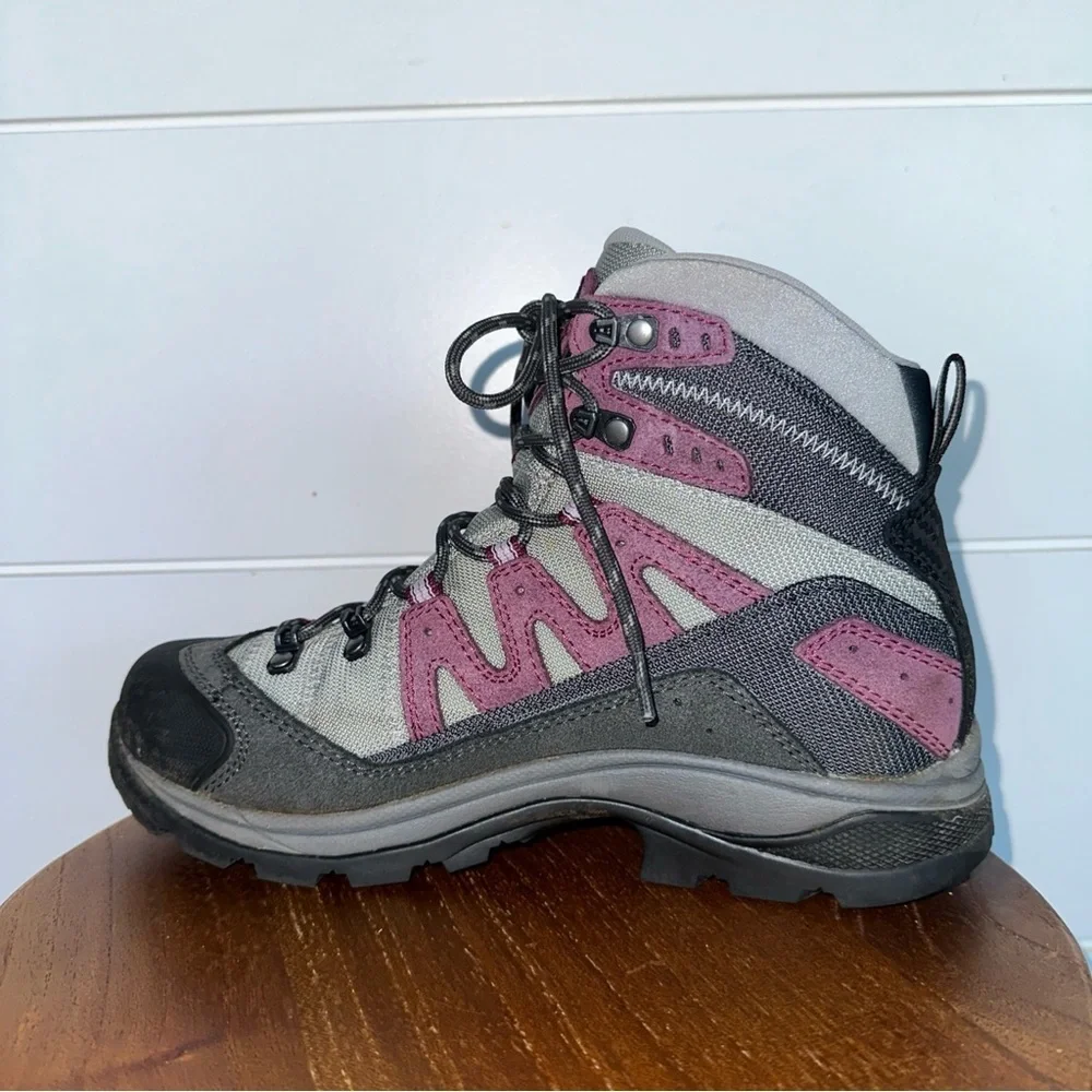 Asolo Sharp GTX Waterproof Hiking Boot Gray Women size 7.5